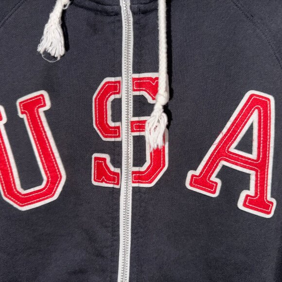 Vintage Nike Track and Field Team USA Olympic Full Zip Hoodie Men's M 452148-473 - Picture 4 of 15
